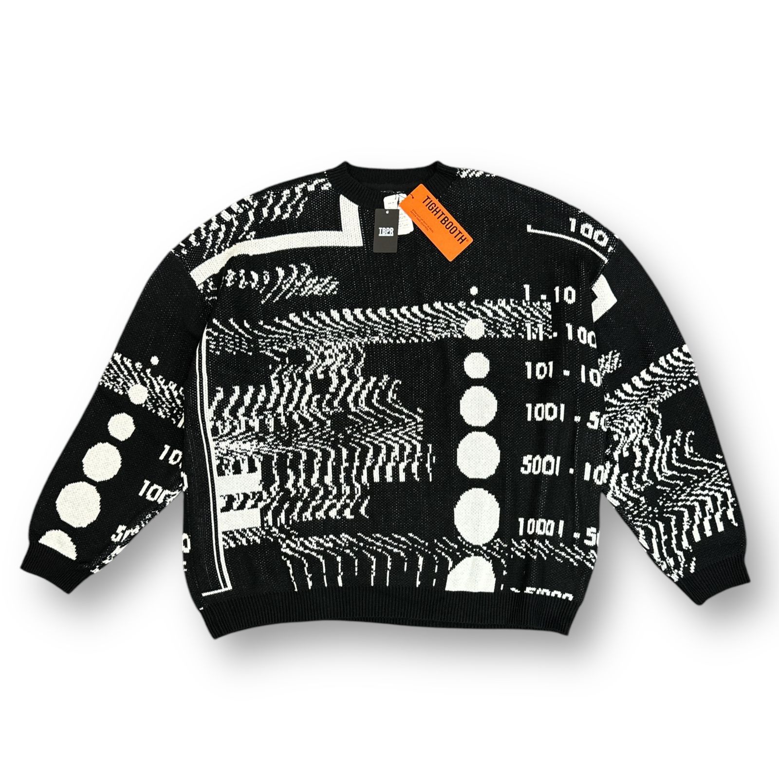 TIGHTBOOTH COVID-19 KNIT SWEATER ニット XL TIGHTBOOTH グラフィック 