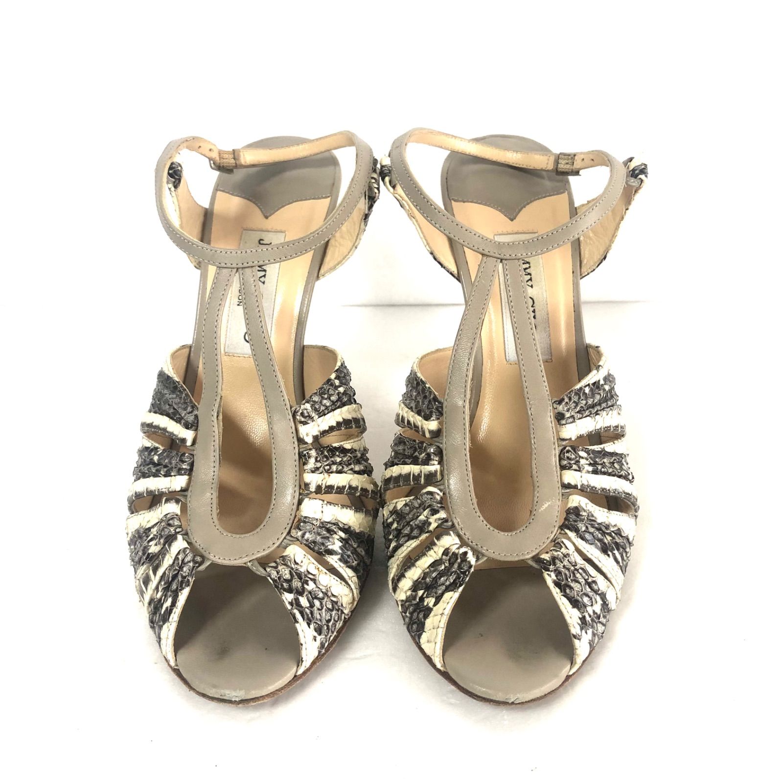 ジミーチュウ サンダル イタリア製 本革