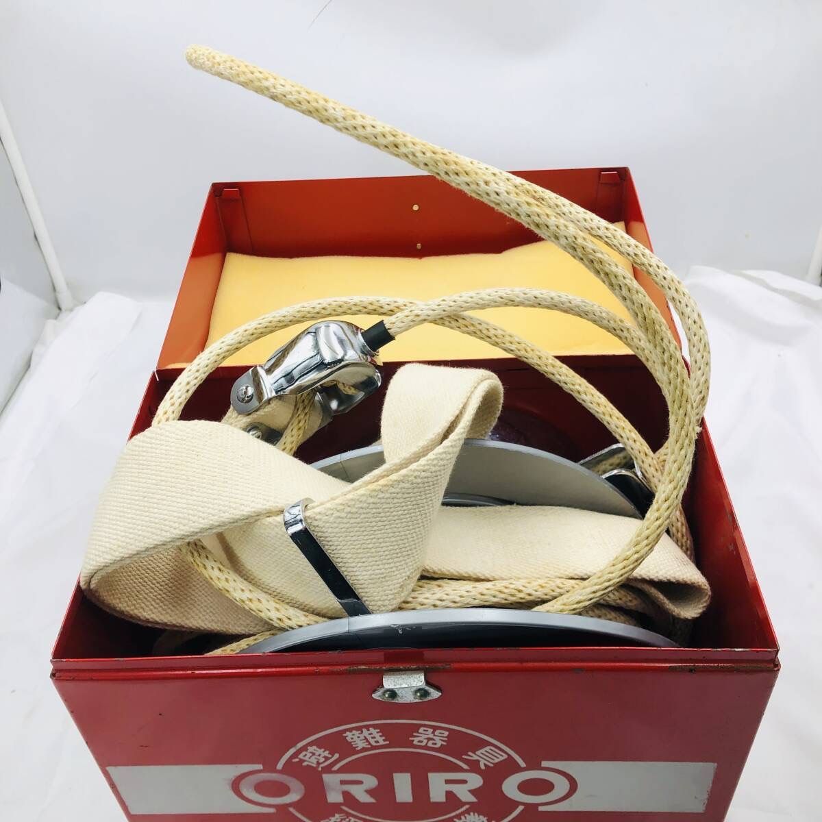 緩降機 オリロー株式会社 昭和レトロ 昭和54年式 緩降機 オリロー