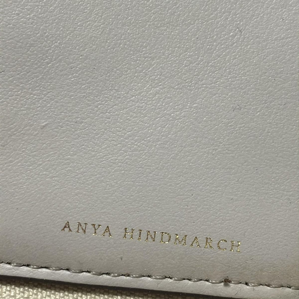 美品 ANYA HINDMARCH 二つ折り財布 グレー Anya Hindmarch アニヤ ハインドマーチ Steam Circus スチーム