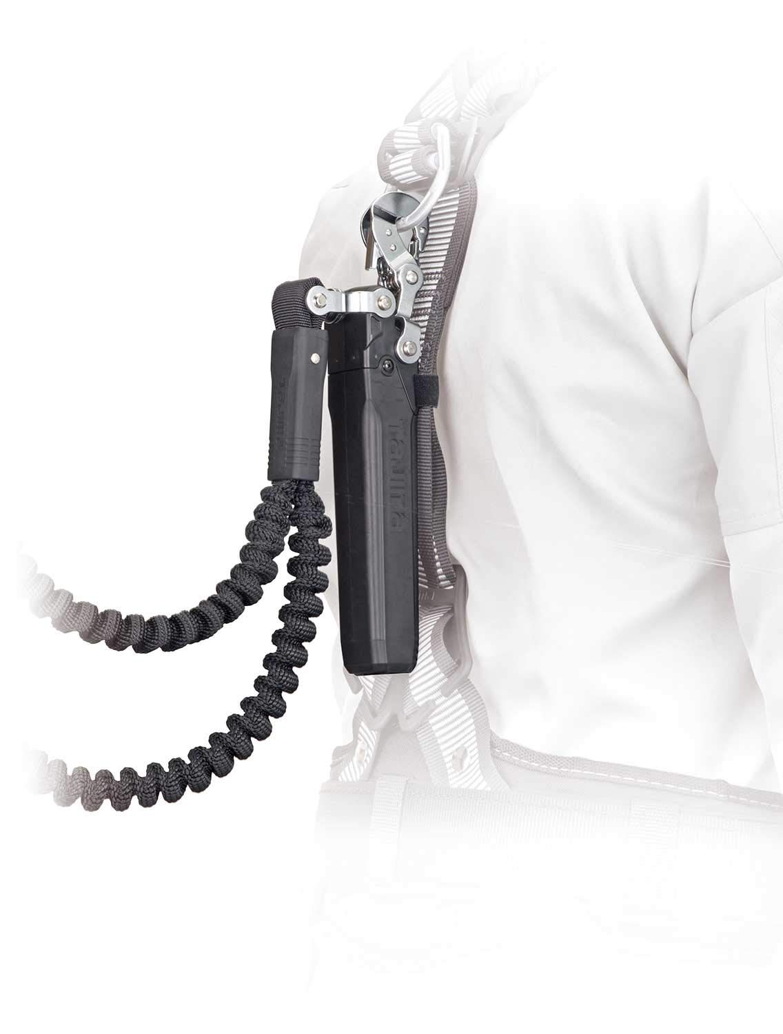 全帯 ハーネス用蛇腹式ダブルランヤード