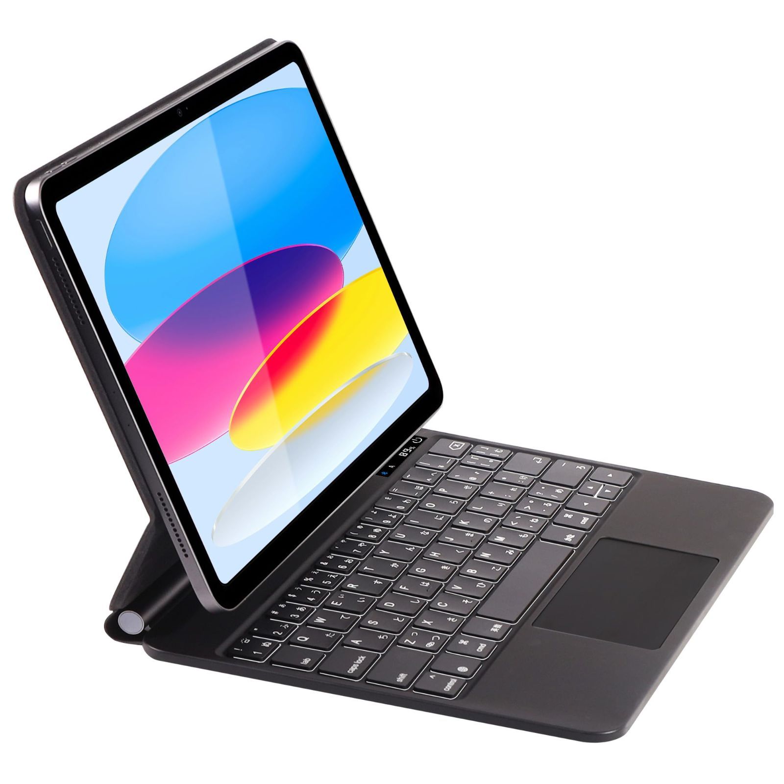 数量 A2696 A2757 A2777 2025 キーボードケース 10.9インチ Magic 第10世代 Smart iPad Keyboard 日本語配列マジックキーボード タブレットキーボード付きケースカバー 日本語取扱説明書付き 黑