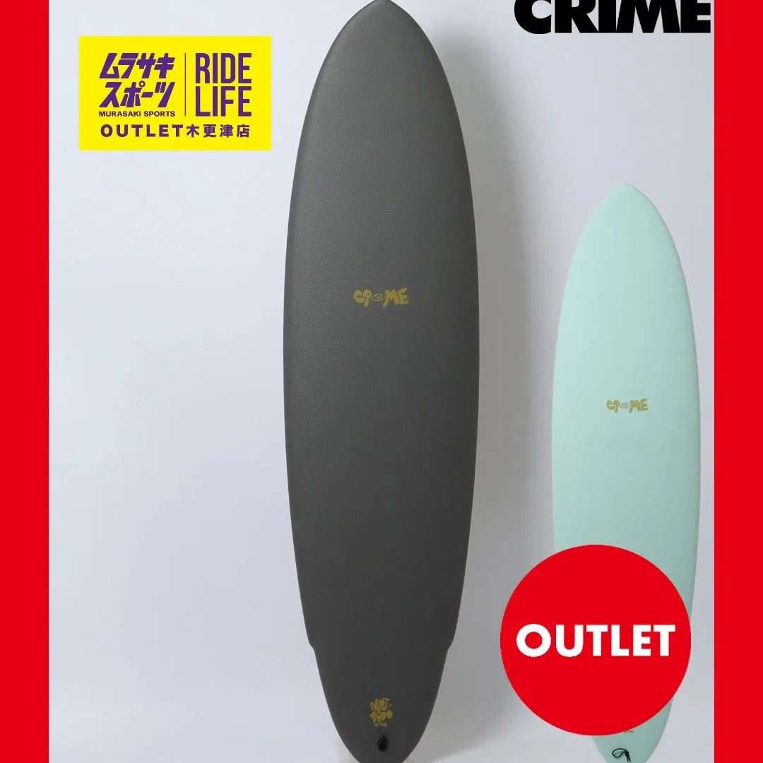 送料無料/CRIME D.F.W. ファンボード/クライムサーフボード7.6