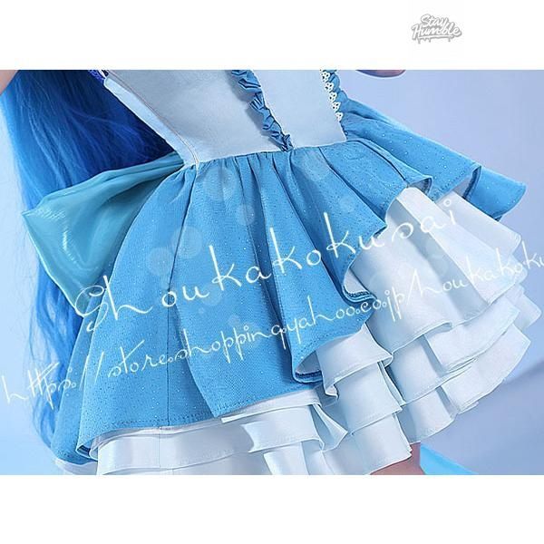 マーメイドメロディーぴちぴちピッチ風 宝生波音 ほうしょう はのん コスプレ衣装 ウィッグcos靴 cosplay 撮影 祭り 変装 仮装 コスチュー UBS-PPNI_AC_ID