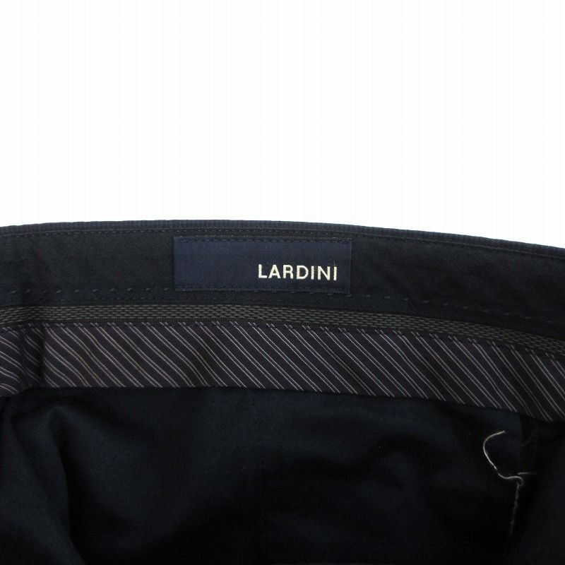 ラルディーニ　スラックス　ネイビー ラルディーニ LARDINI 美品 パンツ スラックス ジップフライ