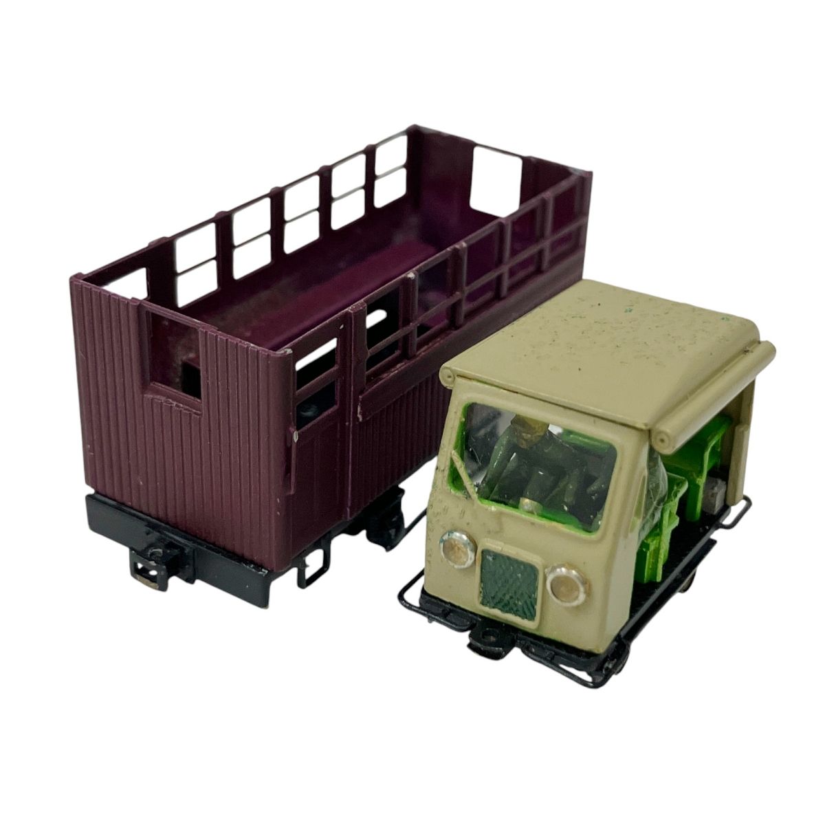 モデルワーゲン 岩崎製小型 モーターカー HOe 鉄道模型 他1両 木曽森林鉄道 ジャンク O10495131