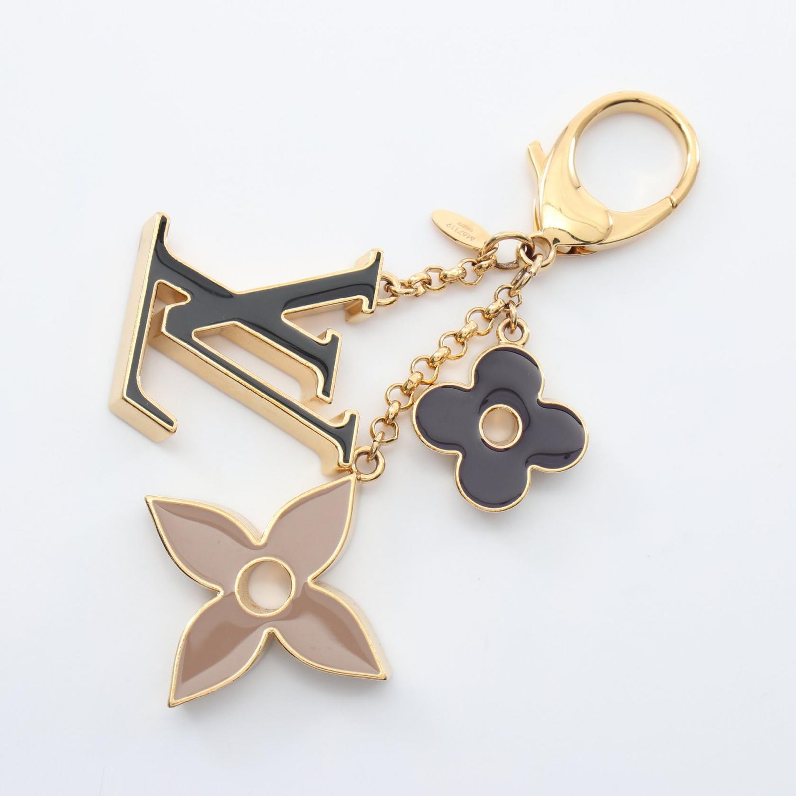 ルイ ヴィトン LOUIS VUITTON キーホルダー バッグチャーム フルール ドゥ モノグラム M67119 その他 チャーム レディース Used A