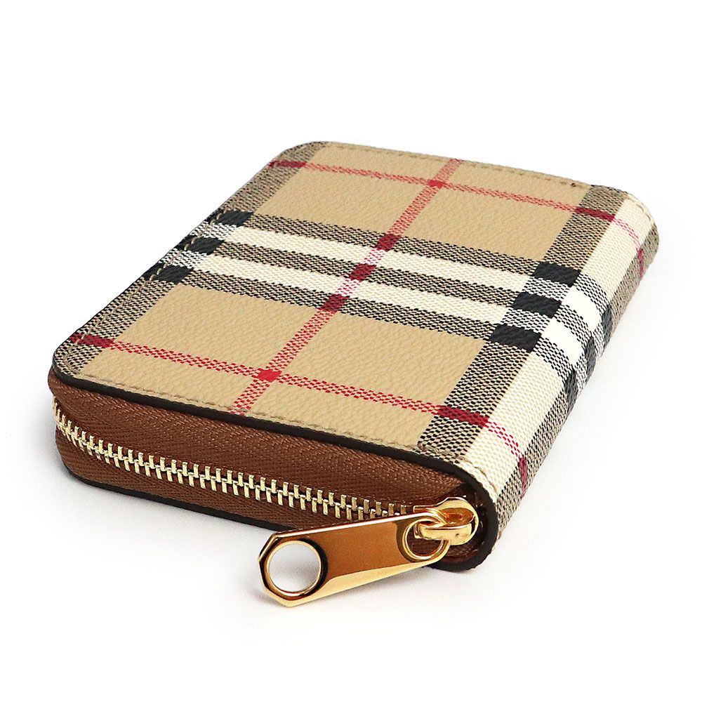 バーバリー ヴィンテージチェック ジップウォレット コインケース 小銭