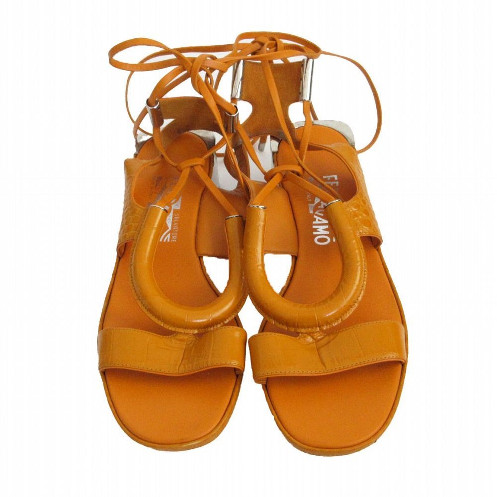 サルヴァトーレ フェラガモ Salvatore Ferragamo クロコ型押し