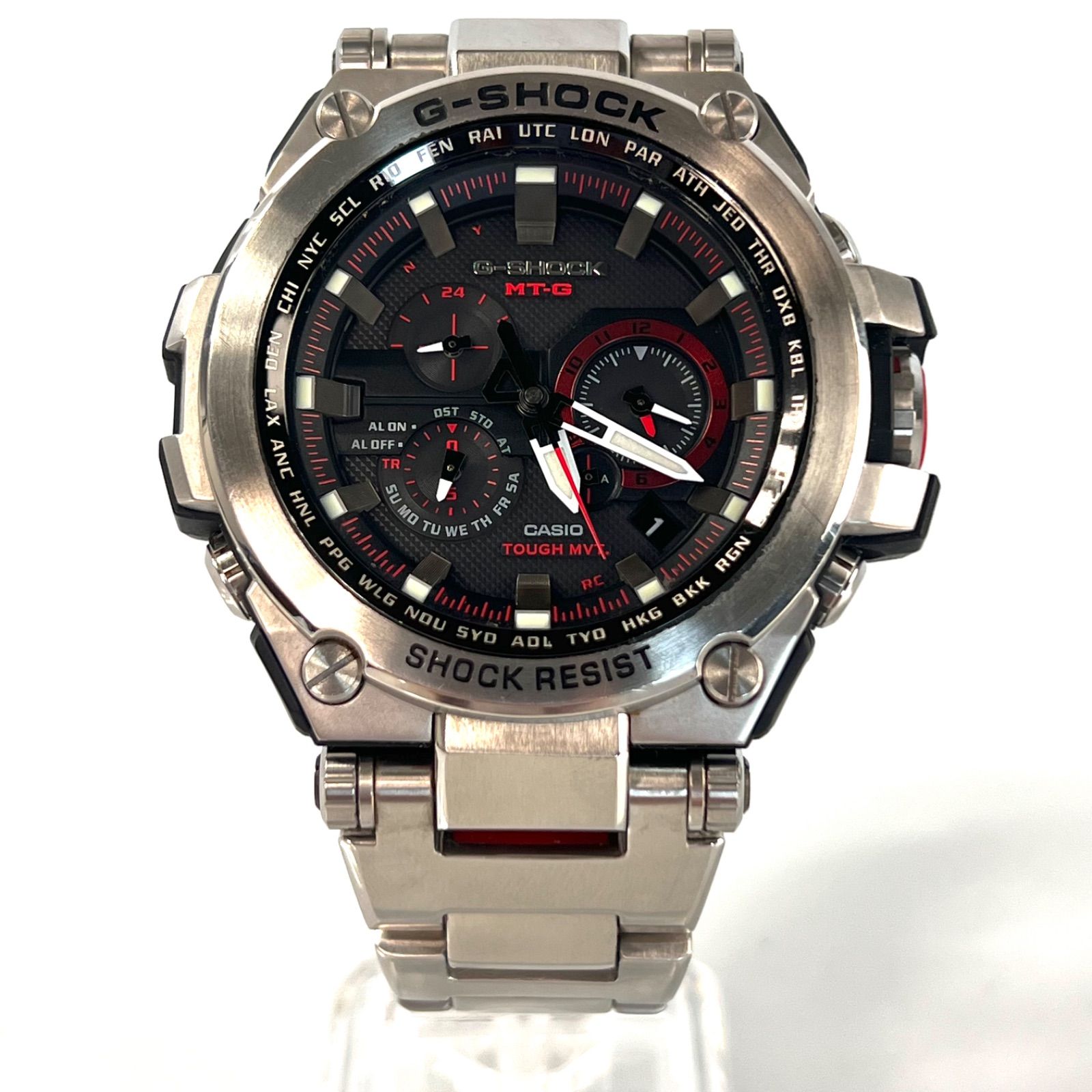 ♡ G-SHOCK　ジーショック　電波ソーラー時計　MTG-S1000D　黒×赤宅急便￥750