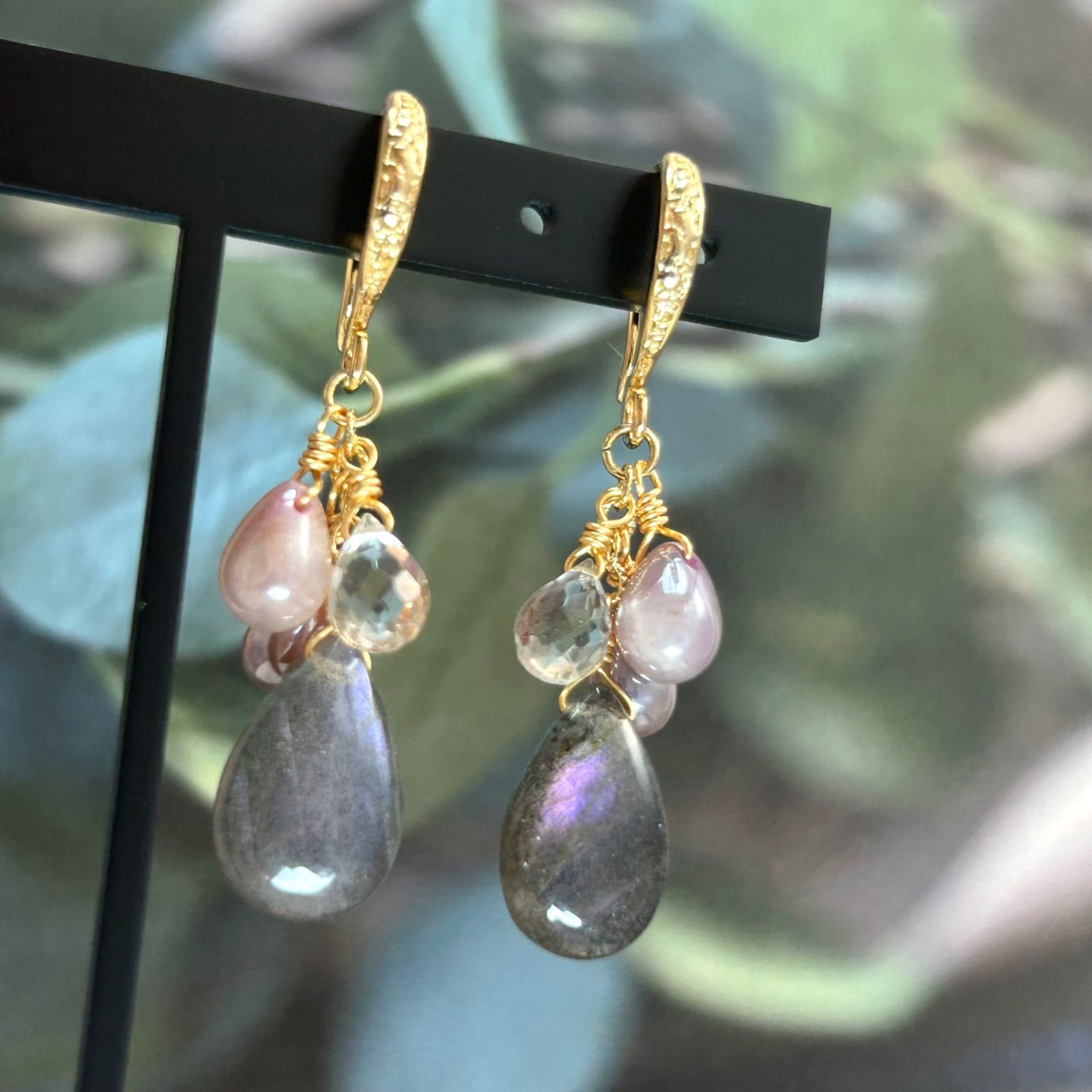 14kgfインペリアルトパーズ・ジルコンピアス/イヤリング 【公式通販】