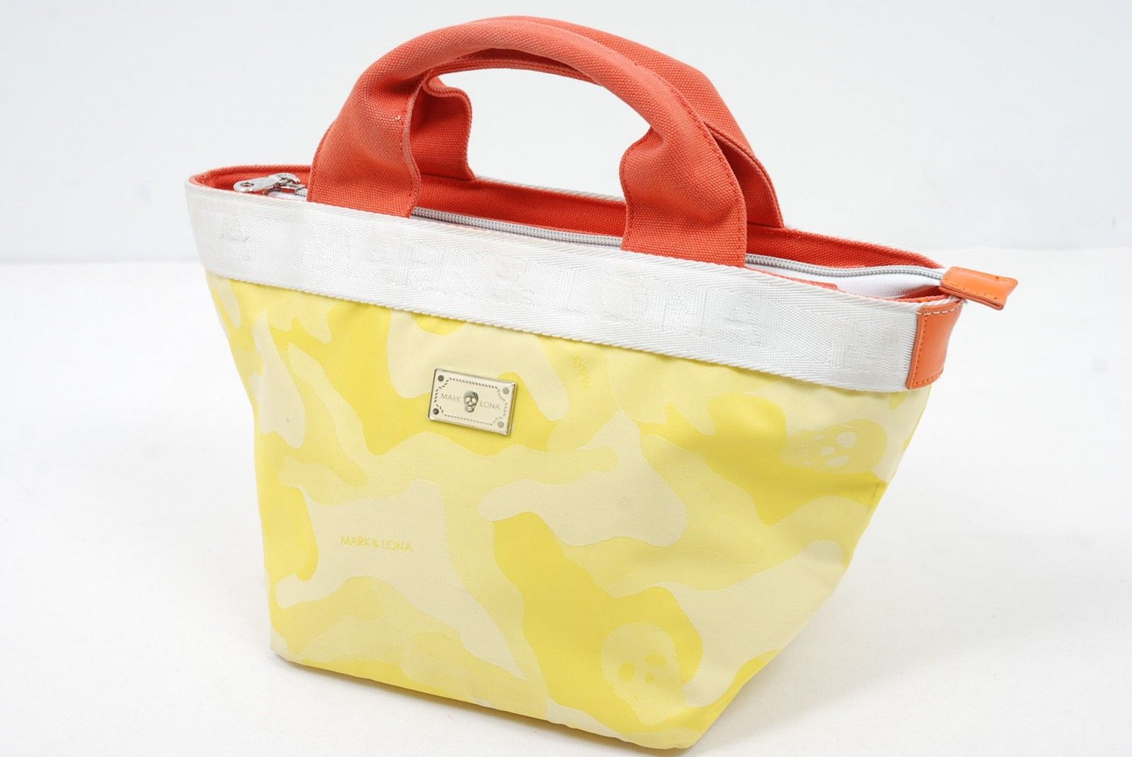 中古 マークアンドロナ MARK&LONA カートバッグ イエロー ラウンド