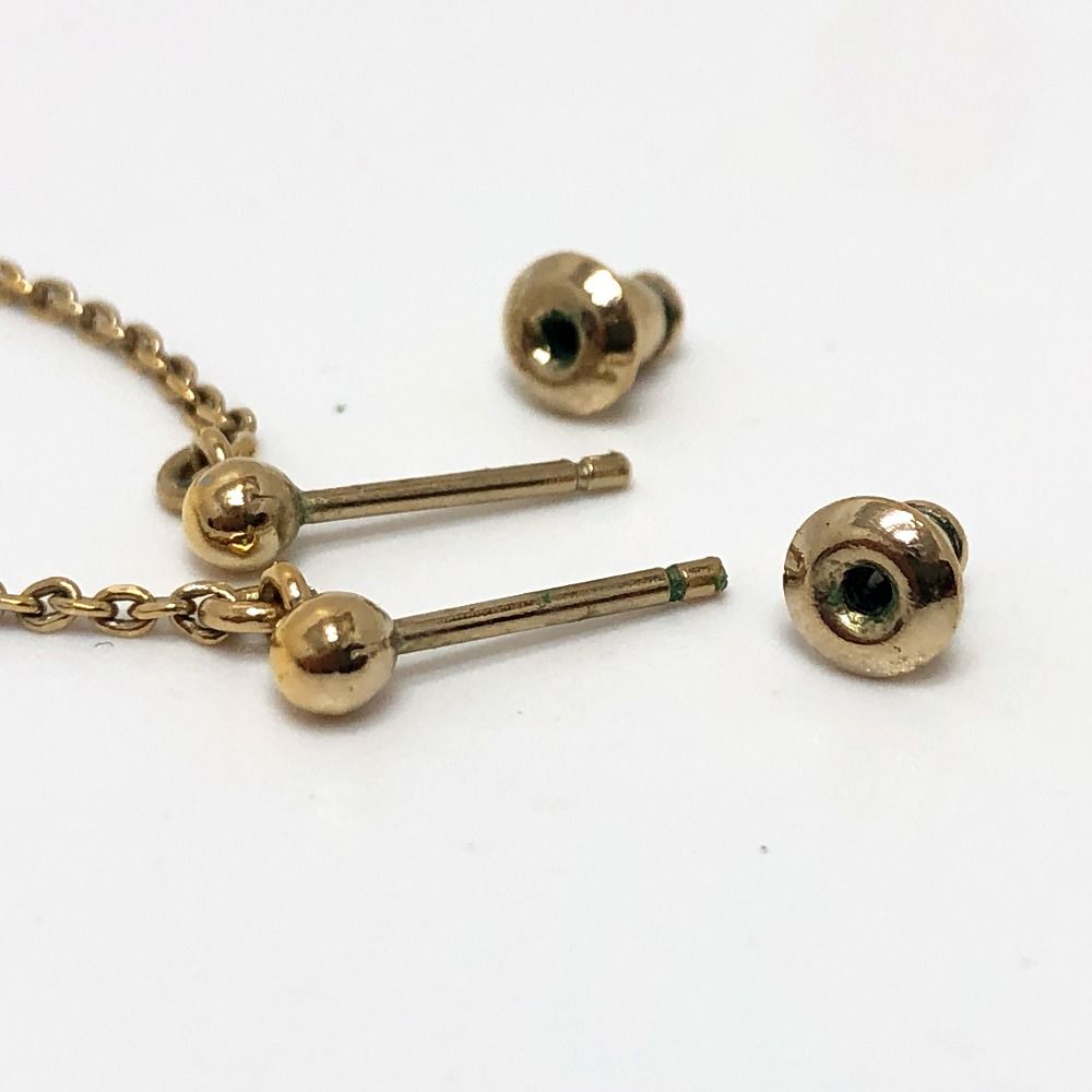 Chloe クロエ ピアス ロゴ チェーンピアス メタル - メルカリ