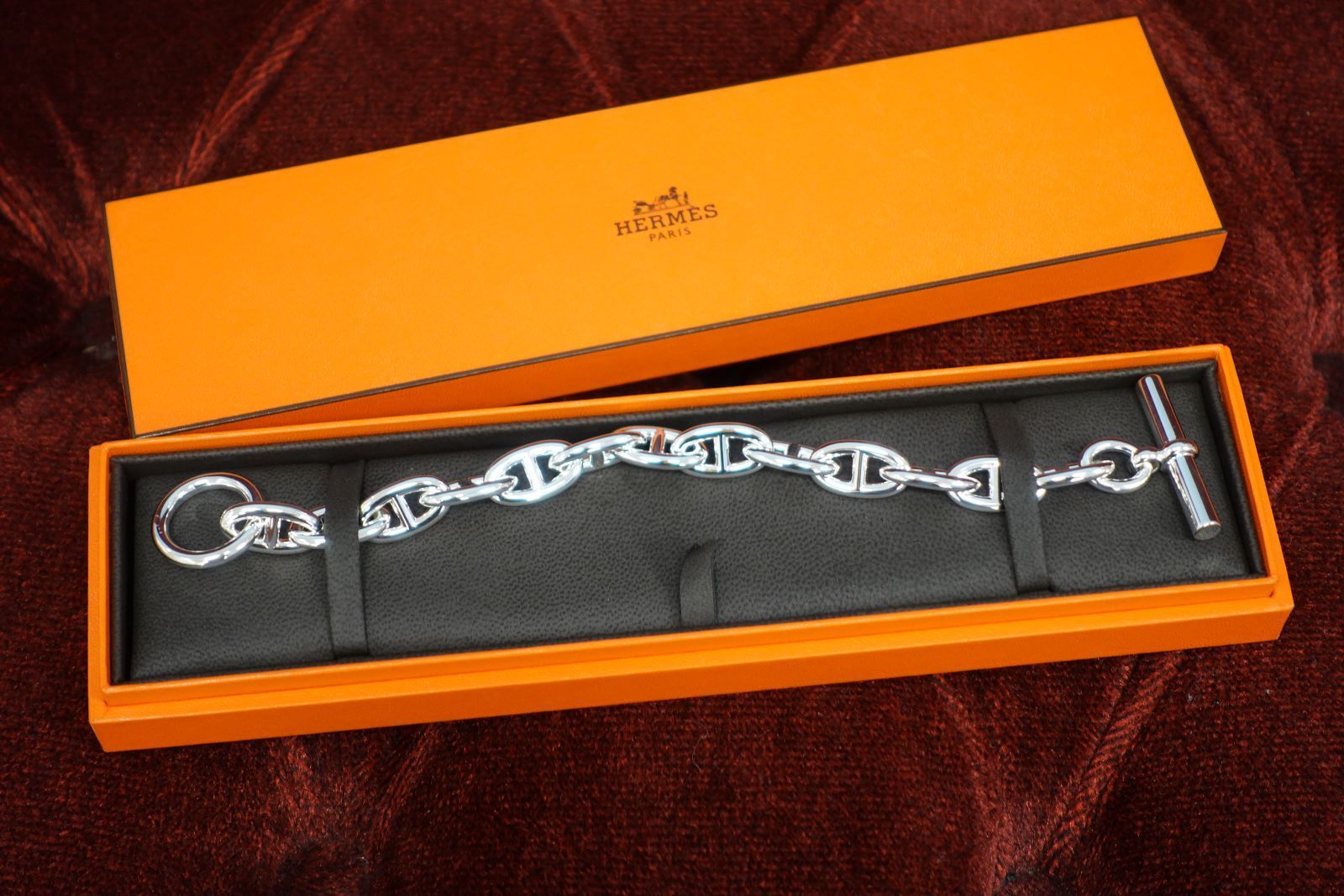 HERMES【新品・未使用・直営店仕入】エルメス シェーヌダンクル GM 
