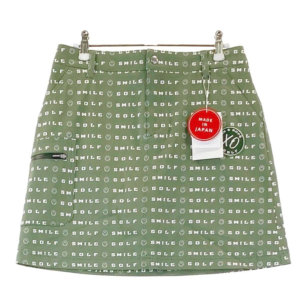 サイズ：L JUNu0026ROPE ジュン アンド ロペ ERC-2720 インナー付スカート 総柄 グリーン系 [240101345461]# ゴルフウェア レディース ストスト