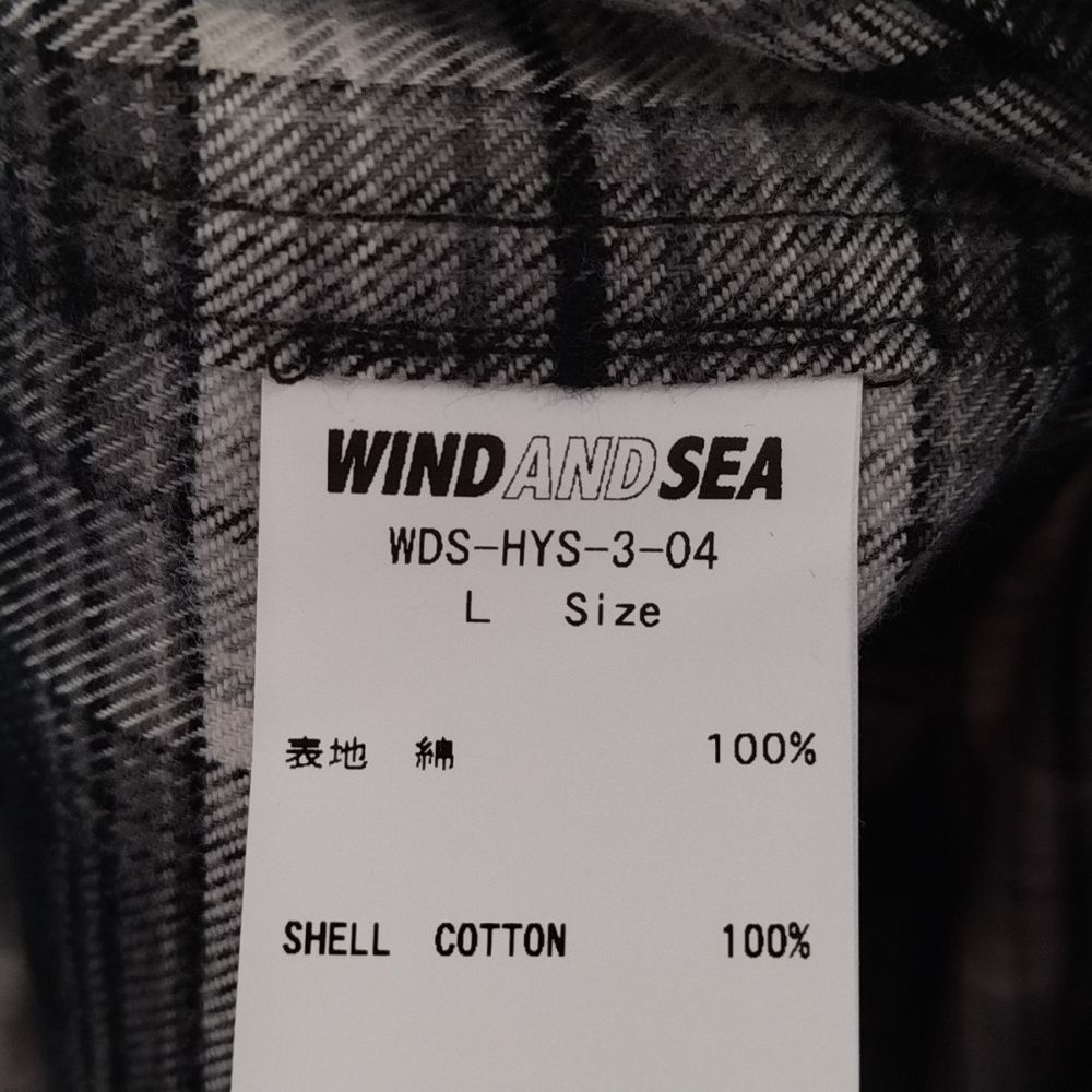 WIND AND SEA (ウィンダンシー) ×Hysteric Glamour 3rd CHECK SHIRT