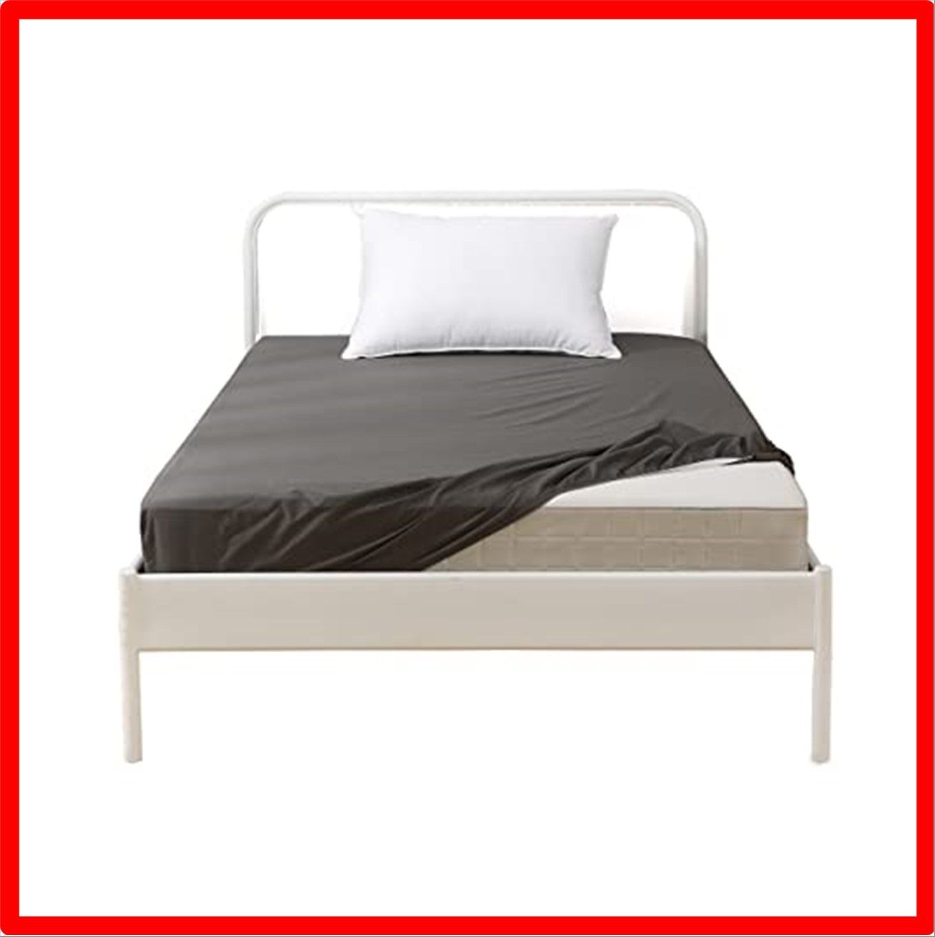 【匿名配送】ダークグレー_クイーン・160x200x25cm ボックスシーツ 綿100％ シーツ 肌に優しい 丸洗いOK オールシーズン 全週ゴム付き 着脱簡単