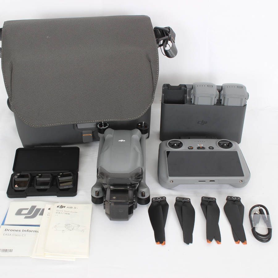 DJI Air 3S Fly More コンボ DJI RC 2付属 WA2343 ドローン 空撮カメラ エアー フライモアコンボ 本体
