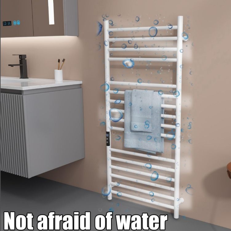 低電力 電気加熱式タオルラ バスタオル掛け タオル乾燥機 加熱タオルレール タオルウォーマー 電気暖房タオルラック タオル乾燥機 急速加熱機能付き ステンレス製 壁掛けタオルウォーマーが 浴室 洗面台 ホテル用 家庭用 NEXPOTALLINN_EU