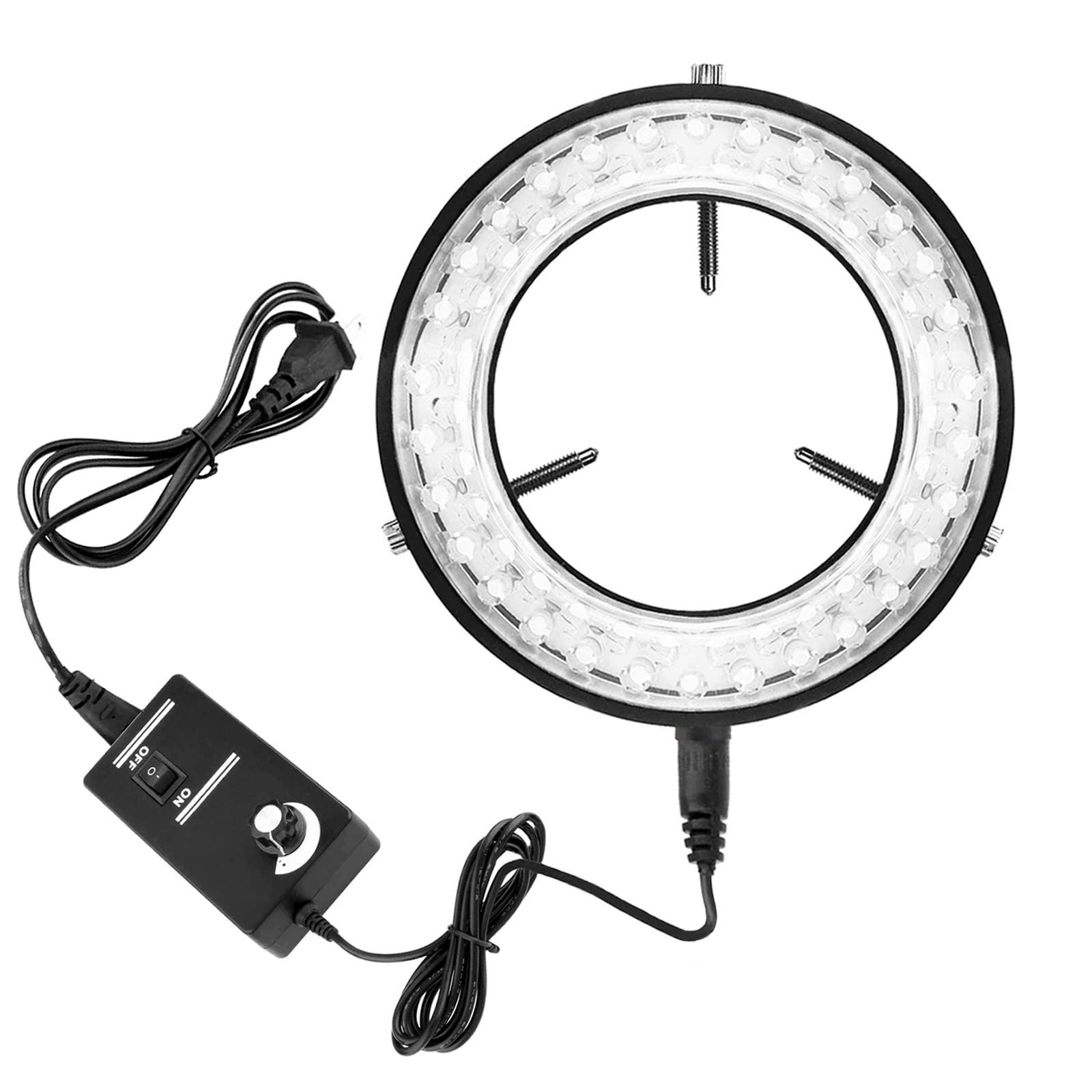 QuiExact LEDリング照明ライト 実体顕微鏡用LED照明装置 56個LEDビーズ 光源, image size:1600x1600