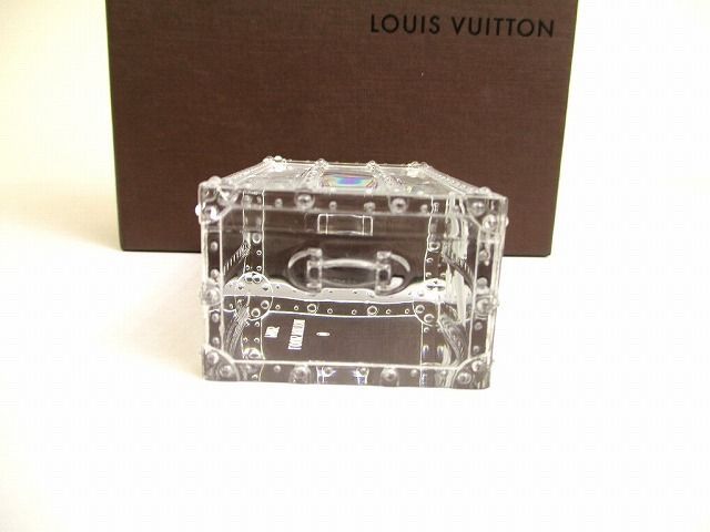 LOUIS VUITTON トランク モチーフ クリスタル ペーパーウェイト ルイヴィトン LOUIS VUITTON トランク モチーフ クリスタル