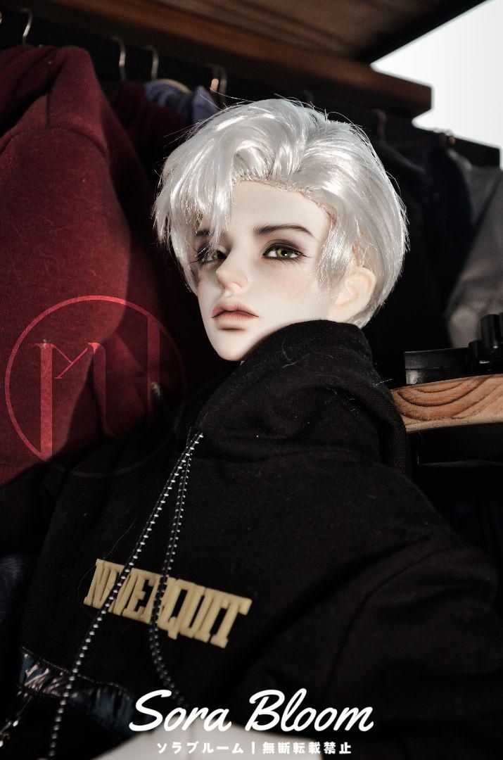 AX800 BJD 1/3 人形 ドール 用ウィッグ カツラ 耐熱 ハンドメイド