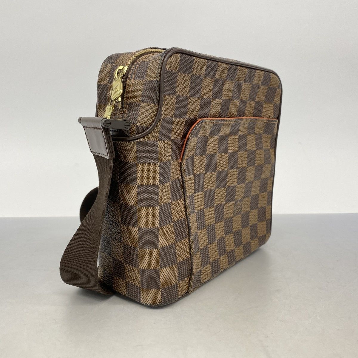 5md3914 ルイヴィトン ショルダーバッグ ダミエ オラフPM N41442 エベヌ レディース