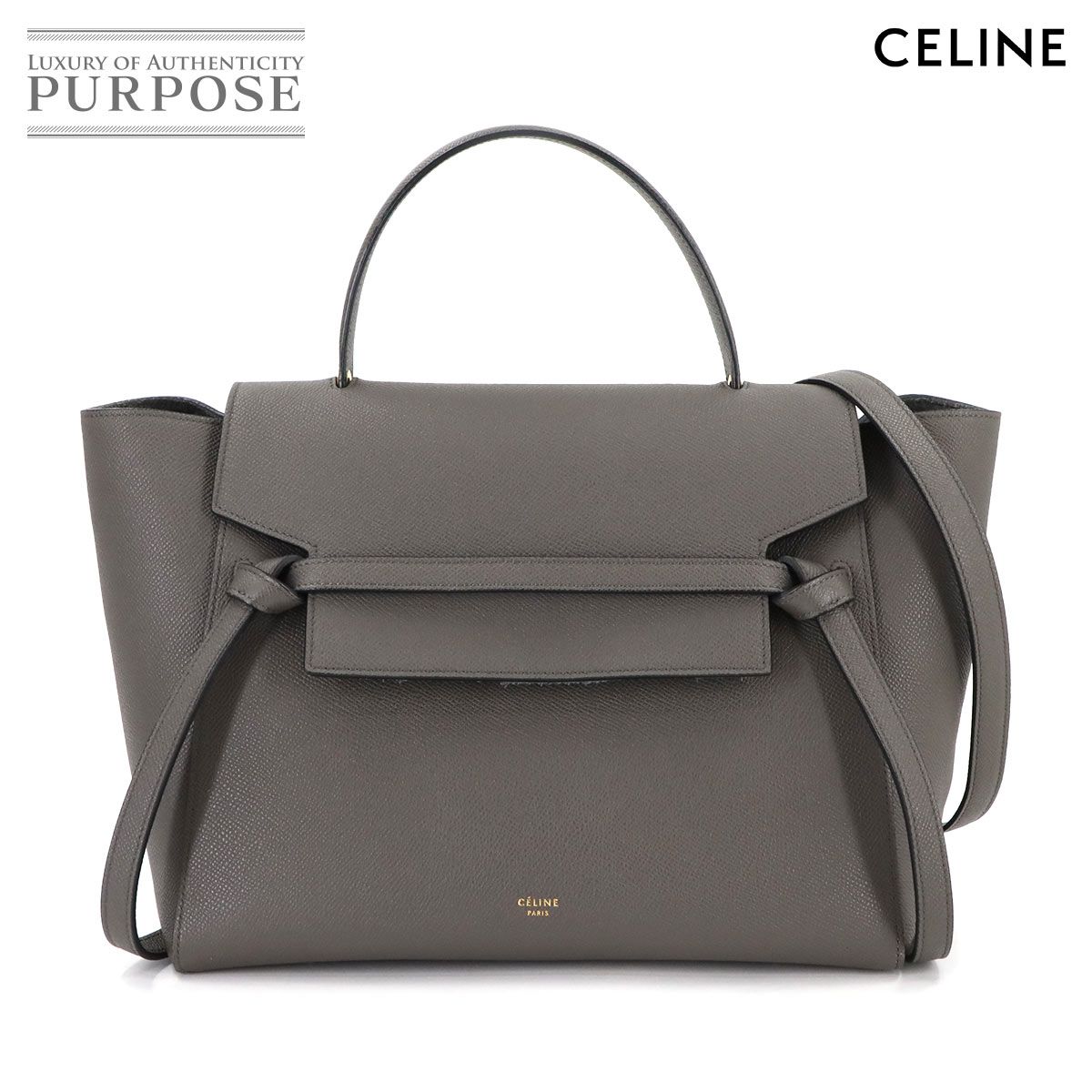 美品 セリーヌ CELINE ベルトバッグ ミニ 2way ハンド ショルダー 