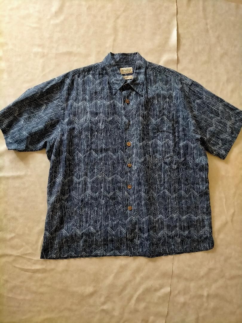 ST JOHNS BAY ヴィンテージ 総柄半袖シャツ