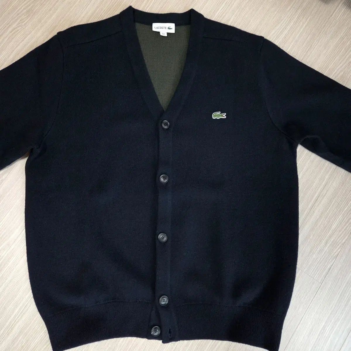 ラコステ ウール混紡 カーディガン ネイビー 5 ah460e-53n KARIMZIABAT_FR