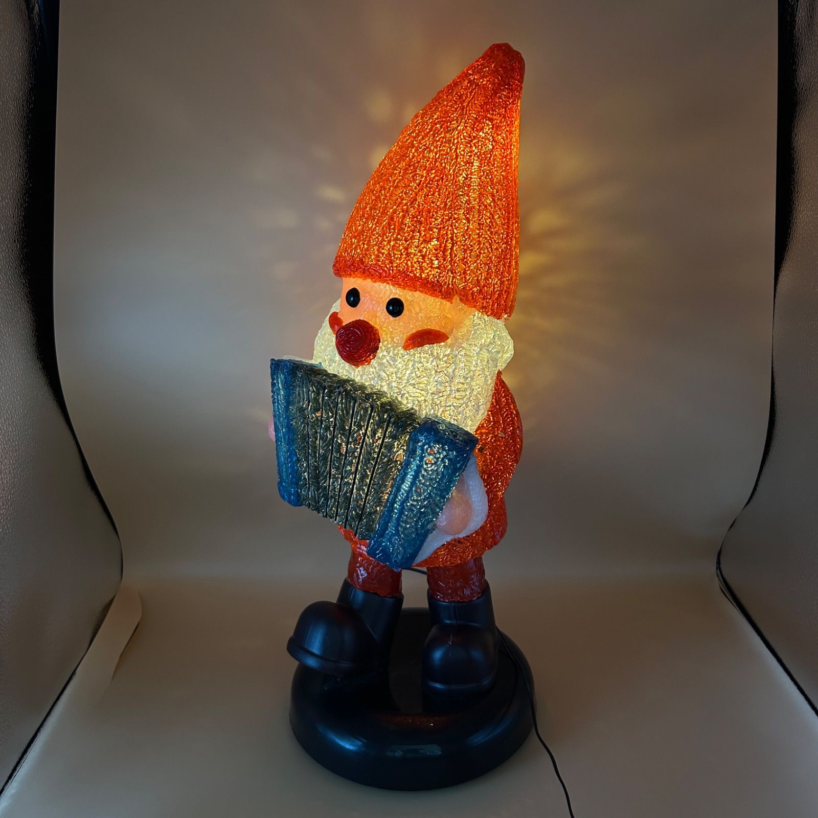 美品】DOSHISHA ドウシシャ サンタクロース イルミネーションLED 即日