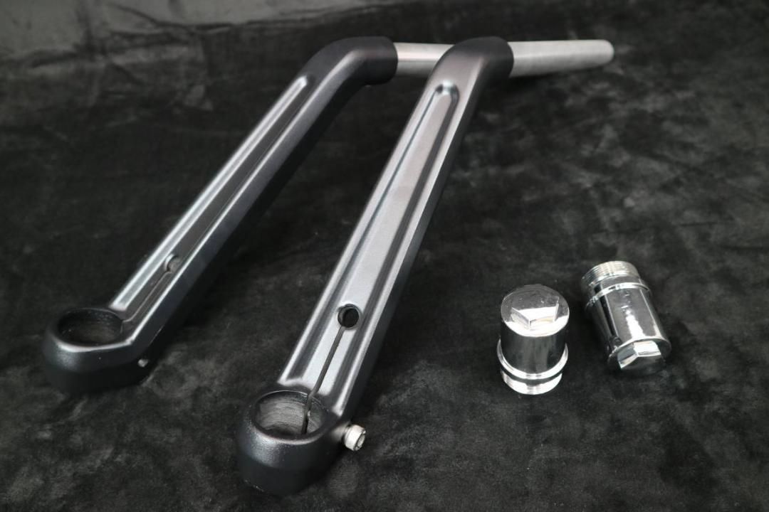 センハン　タイプ　黒　ハンドル＋延長キット③/GPZ400F用 ZX400A センハン タイプ 黒 ハンドル＋延長キット③/GPZ400F用 ZX400A