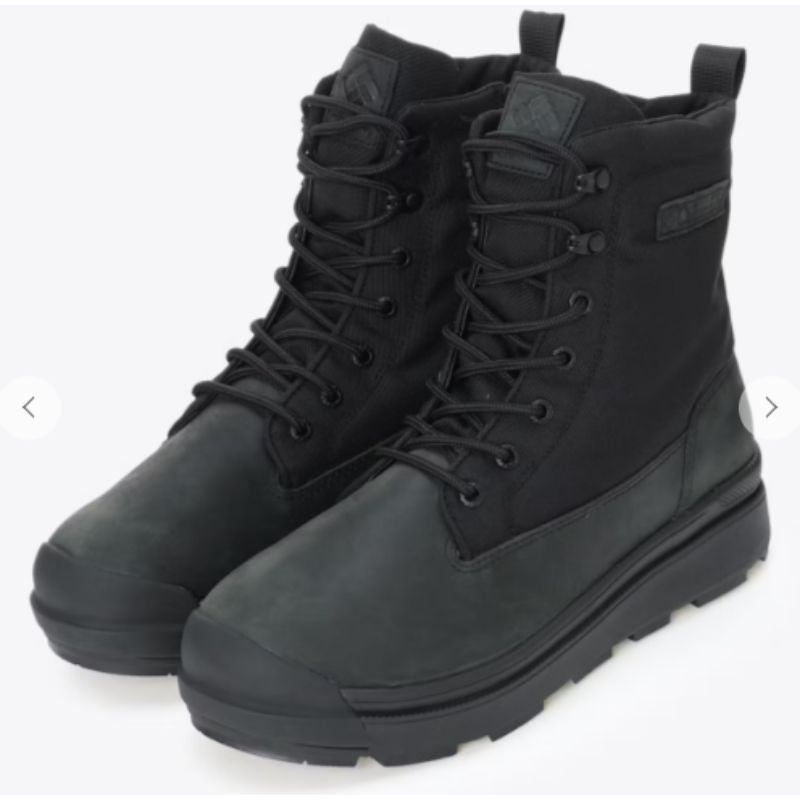 ムラスポ公式 COLUMBIA コロンビア SAPLAND IV LUX WP OMNI-HEAT INFINITY サップランド ラックス YU9533 010 ブラック メンズ 防水防寒防滑シューズ オムニヒート ビブラム