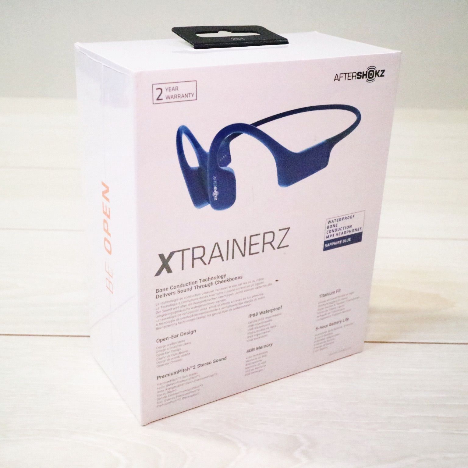 未使用品】After Shokz Xtrainerz 4GB 骨伝導 完全防水 防塵 ワイヤレス ヘッドホン ヘッドフォン Yahoo!フリマ（旧）-