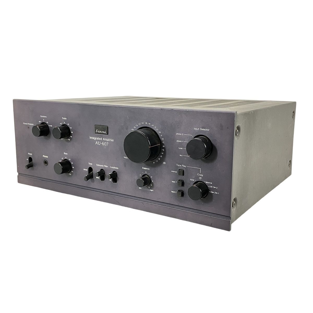SANSUI AU-607 プリメインアンプ サンスイ オーディオ 音響機材 ジャンク W10481456