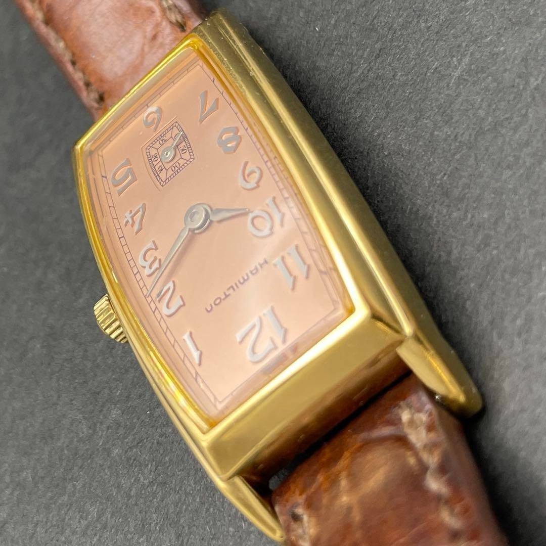 HAMILTON 6256 アードモア カーライル スモセコ トノー型 レディース