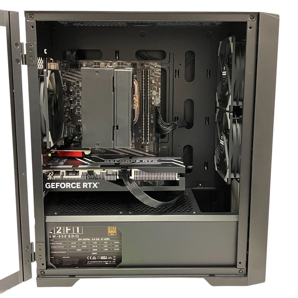 自作PC MSI MS-7C96 ゲーミングデスクトップPC AMD Ryzen 7