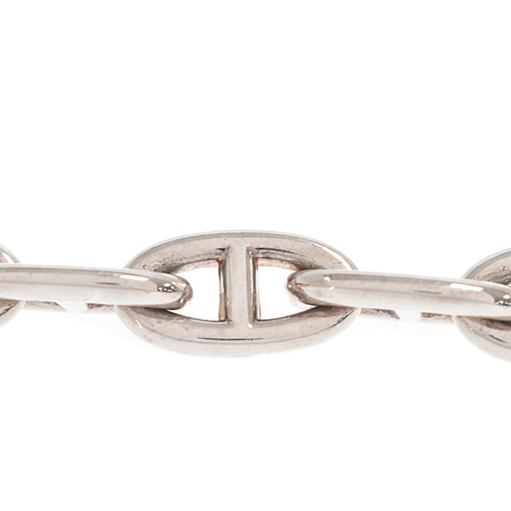 【HARMES】 シェーンダルクシルバーブレスレット Chaine dancre エルメス Hermes HERMES ブレスレット Chaine DAncre MM