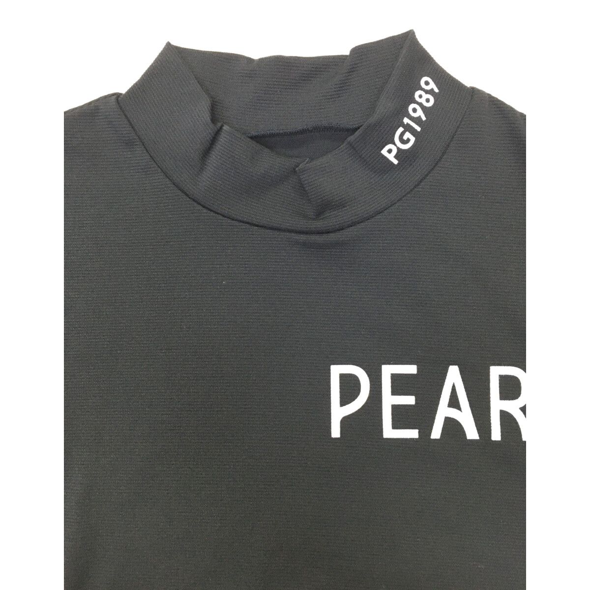 【中古】PEARLY GATES モックネック ブラック サイズ5 メンズ 中古 メンズ パーリーゲイツ PEARLY GATES 半袖シャツ 7(XXL