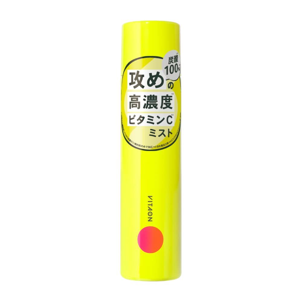 ビタオン チアフル ミスト 化粧水 スプレー ビタミン C 誘導体 炭酸 高濃度 浸透 保湿 くすみ 毛穴 ケア 90g [ビタオン チアフル ミスト　1本]