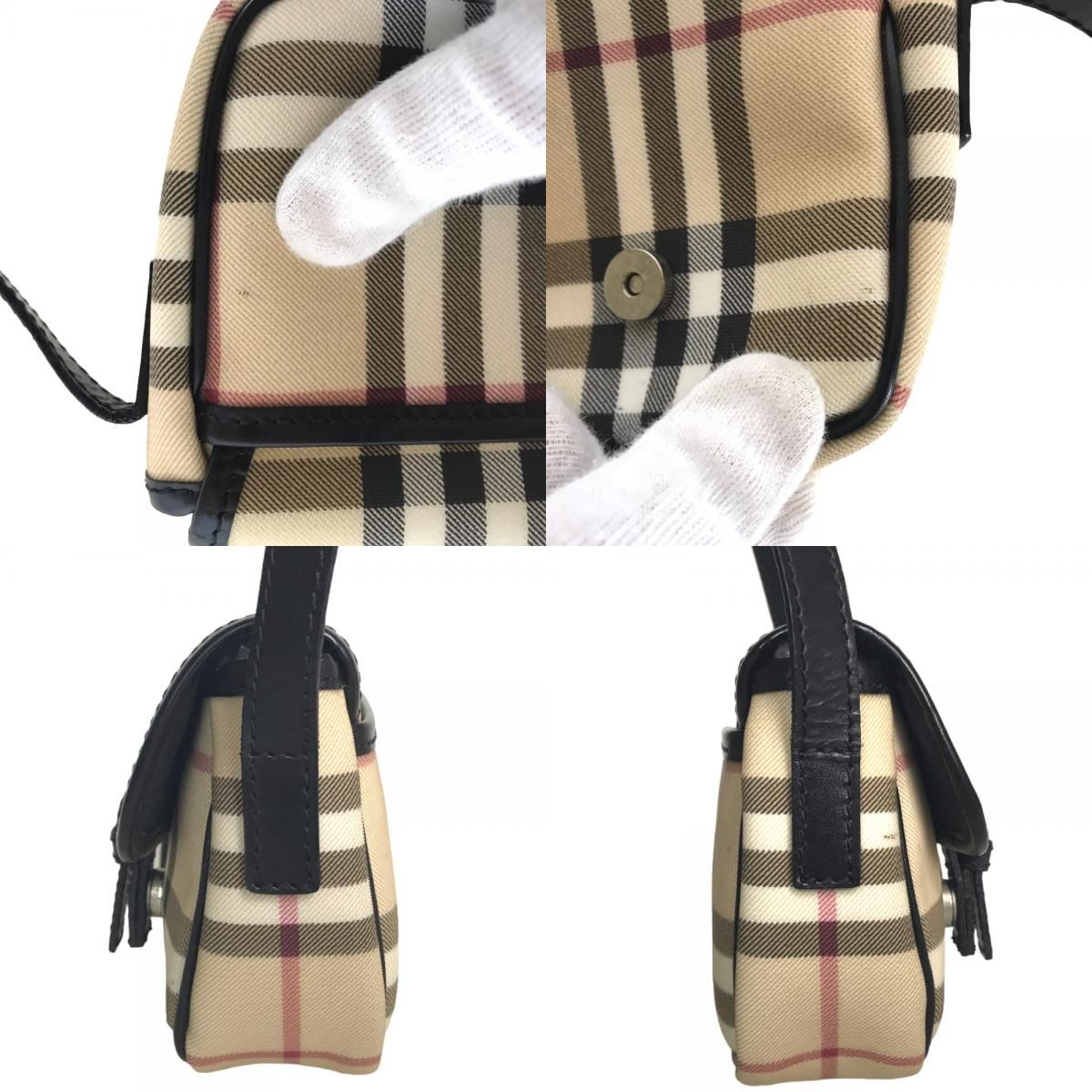 BURBERRY チェック スリングバッグ チェック スリングバッグ (アーカイブベージュ／ブライアー