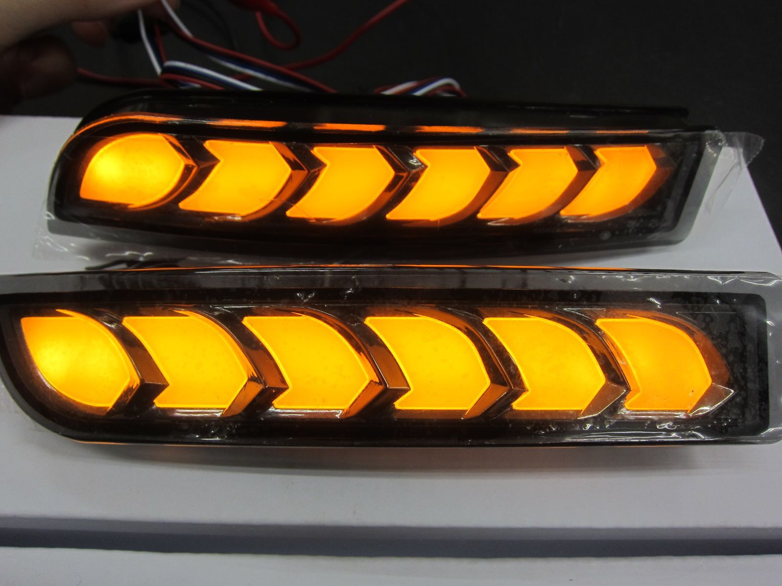 アルファード ヴェルファイア 30系 LEDリフレクター 流れるウィンカー