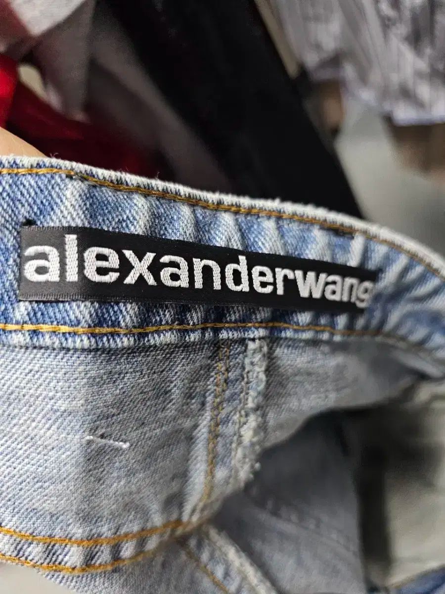 国内発/送関込【Alexander Wang】regen デニム スカート alexanderwang アレキサンダーワング Regen チェーンベルト付き