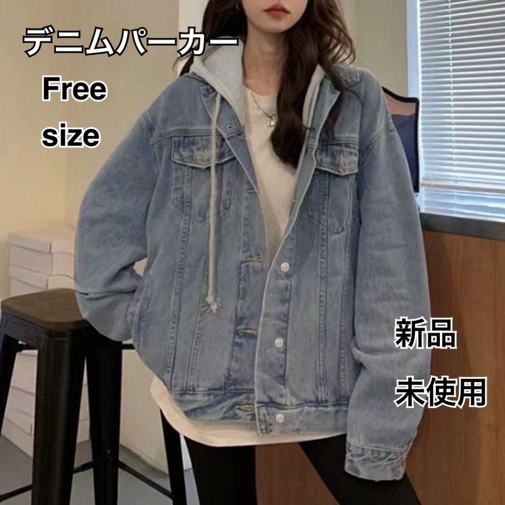 デニム パーカー Gジャン 新品 韓国 ストリート 人気 アウター 