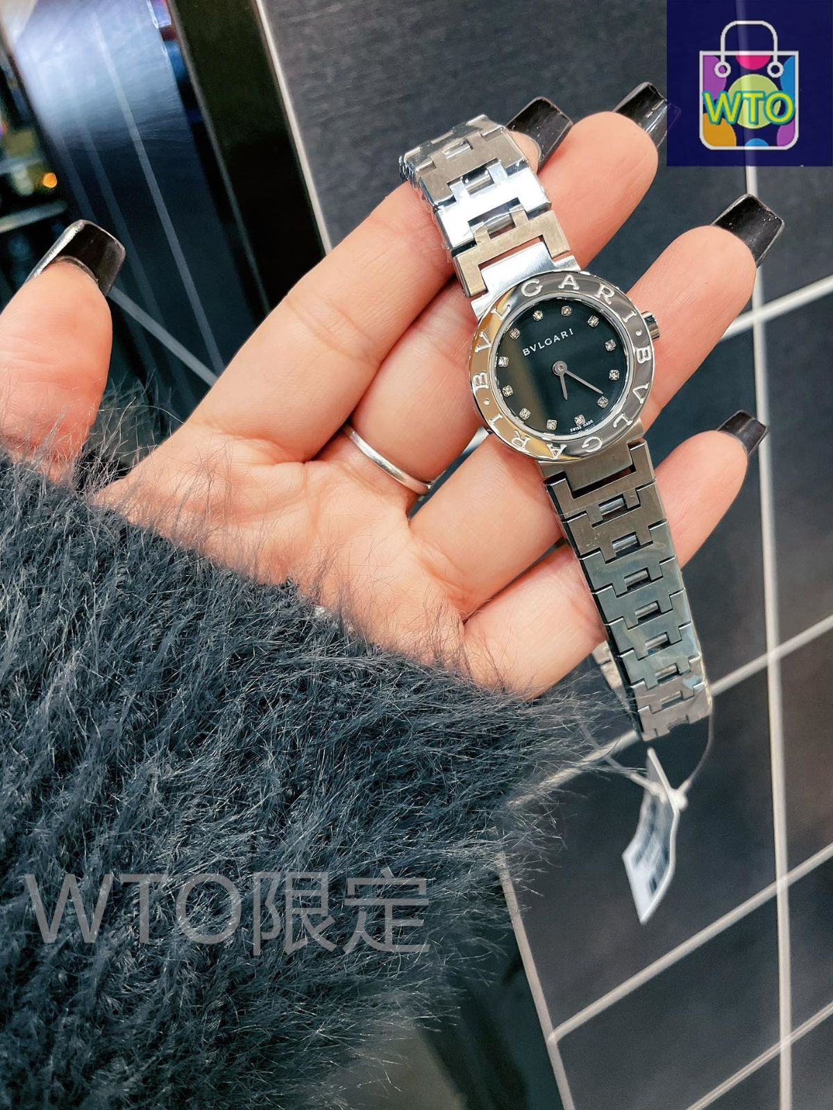 今日特価】BVLGARI（ブルガリ） B.zero1 Black & Silver Women's