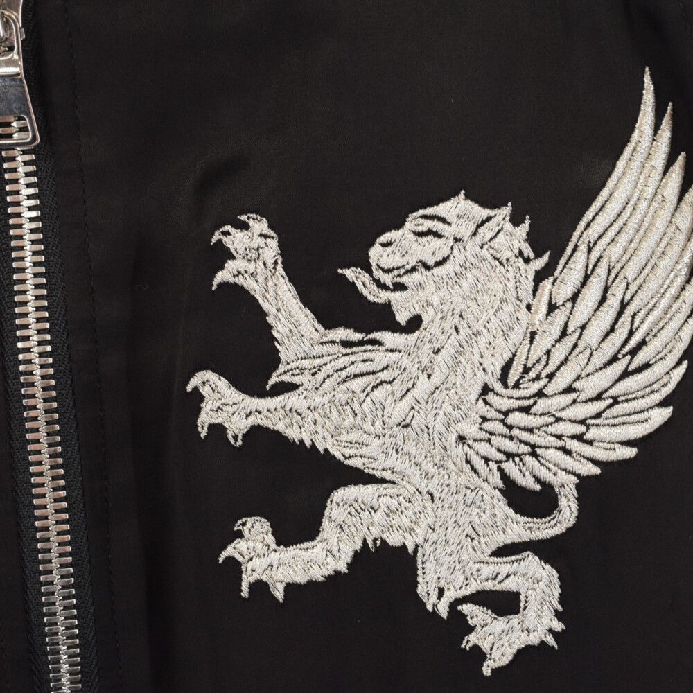 BALMAIN バルマン ミリタリーシャツ エンブレム刺繍 長袖 38 BALMAIN バルマン ミリタリーシャツ エンブレム刺繍 長袖 38