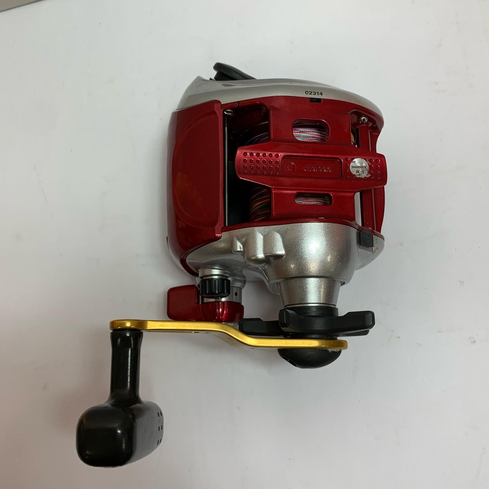 SHIMANO - ☆☆SHIMANO シマノ 08 電動丸 3000 PLAYS 02314 電動リール コード付き SHIMANO シマノ 08電動丸3000プレイズ 電動リール 電源ケーブル