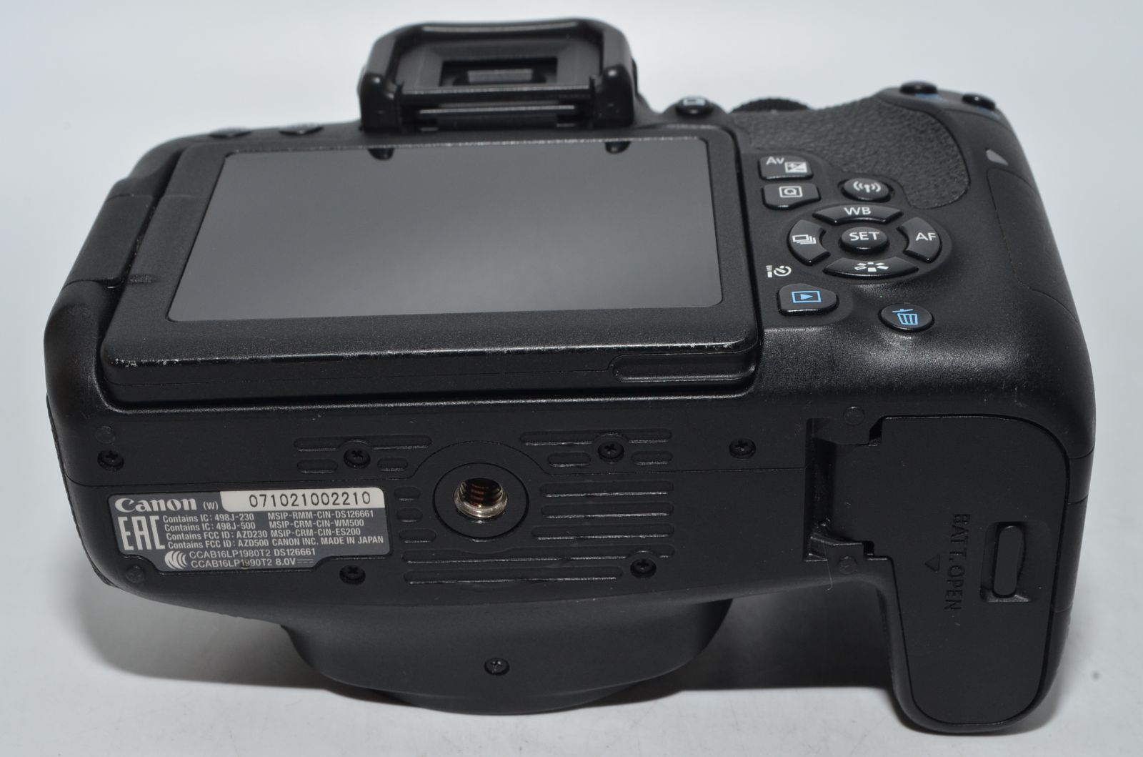 元箱付き 極上品 キヤノン EOS Kiss X9i ボディ EOS Kiss 一眼レフカメラ 中古 CANON キヤノン X9i ボディ