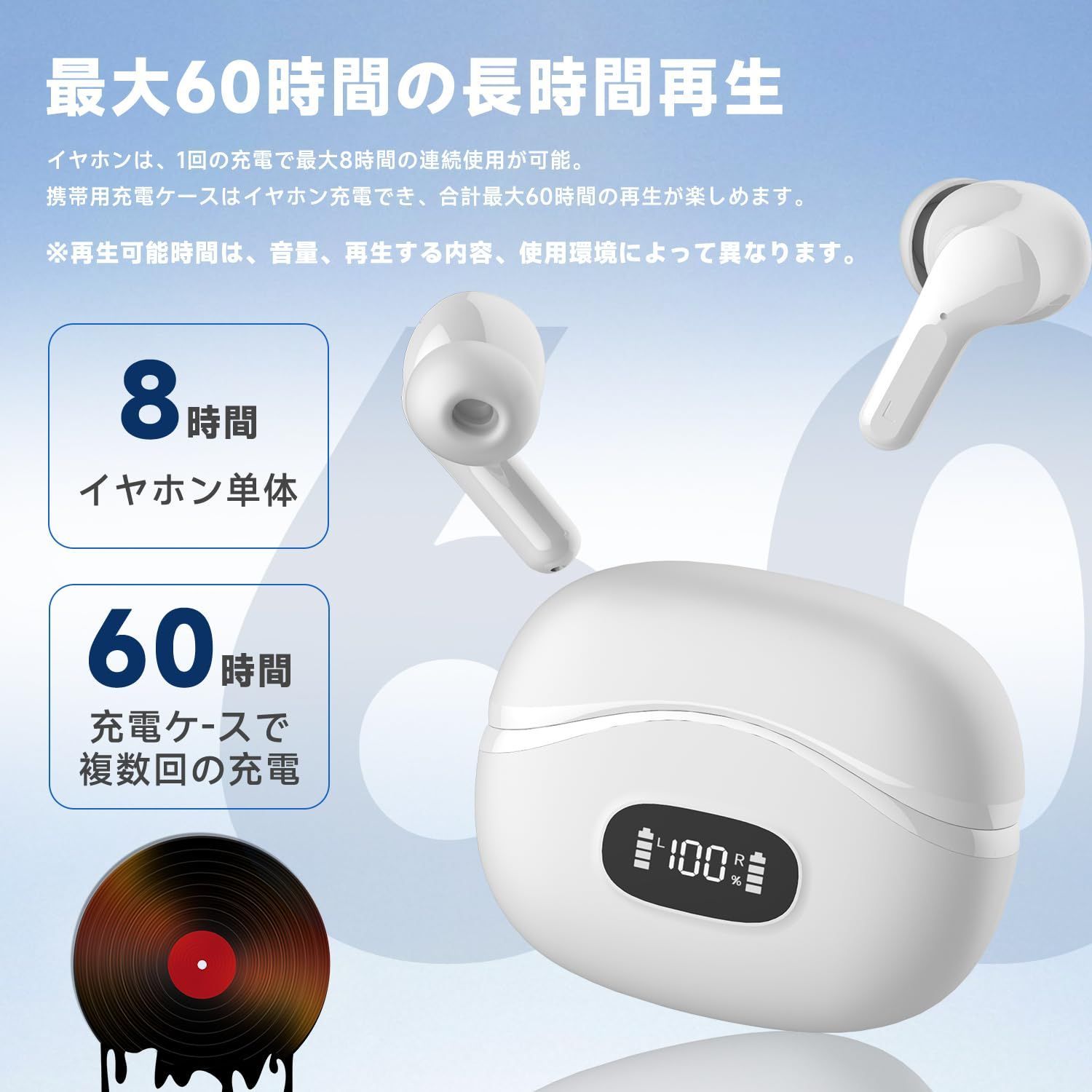 イヤホン Bluetoothイヤホン ワイヤレスイヤホン ブルートゥース 