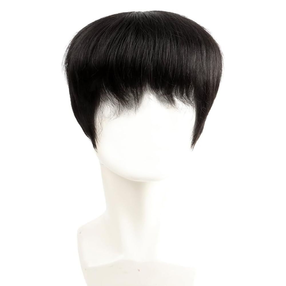 数量 付き wig ヘアネット ハンサム イケメン 原宿 自然 男性用 フリーサイズ 手植え カツラ 男性 かつら 人毛100％ 未加工 ショート メンズ ウィッグ P-Z